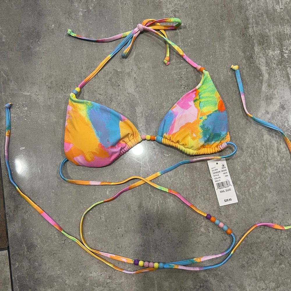 PAC sun tie dye bikini top